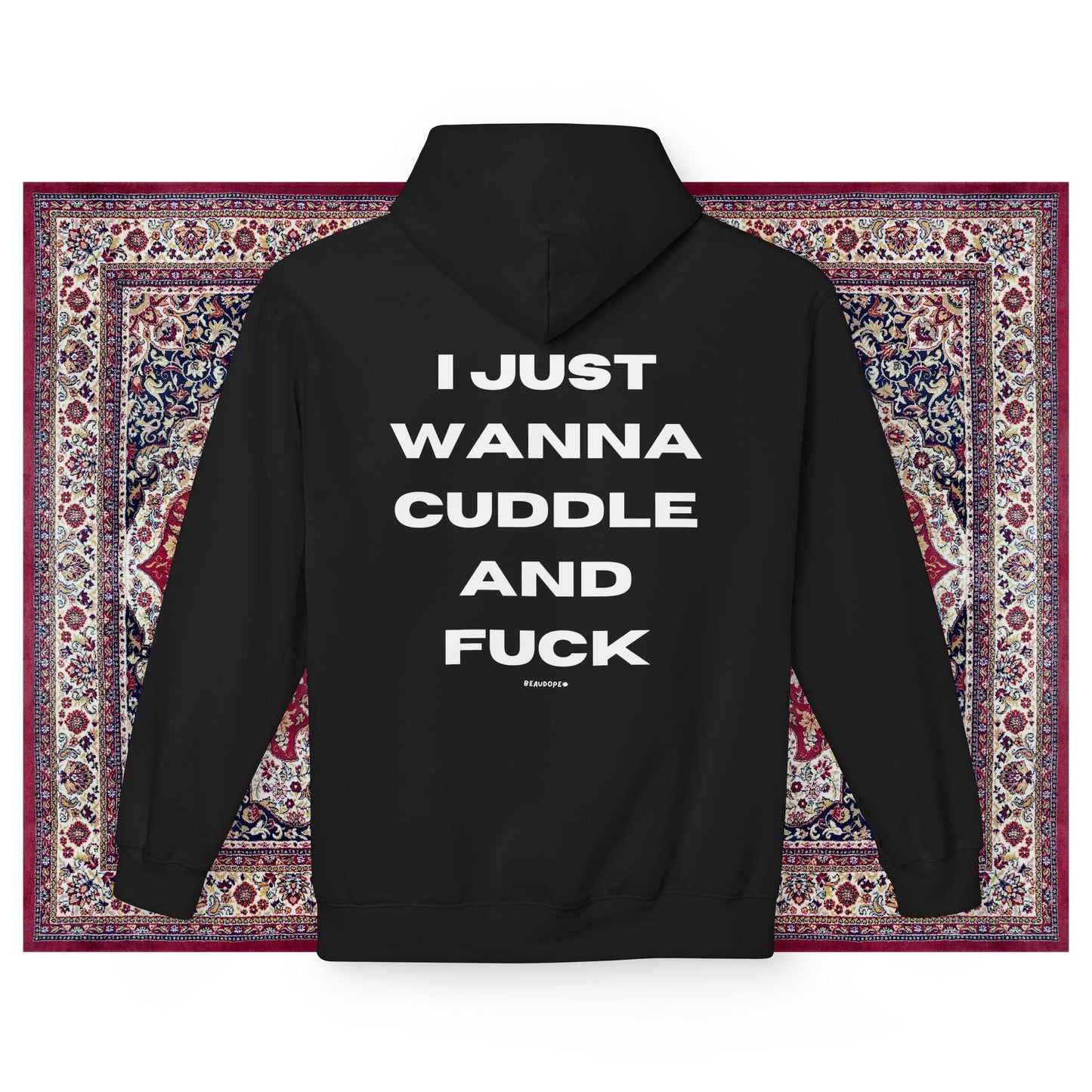 I JUST WANNA CUDDLE AND FUCK HOODIE